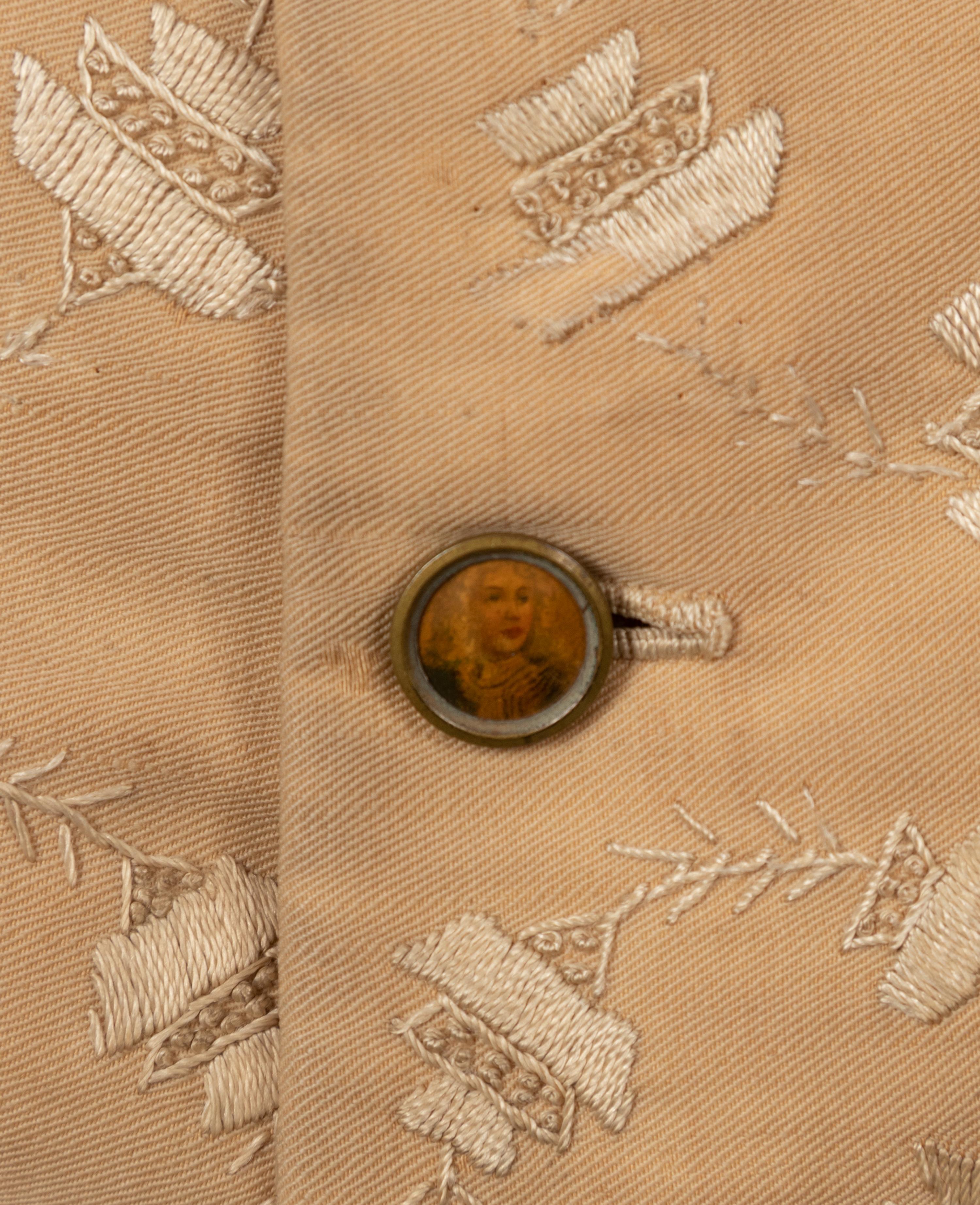 Three Men's 19th Century Waistcoats/Vests, 1840-1860
