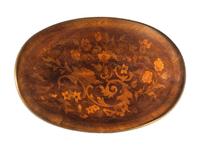 A Louis XV Style Gilt Bronze Mounted Marquetry Side Table