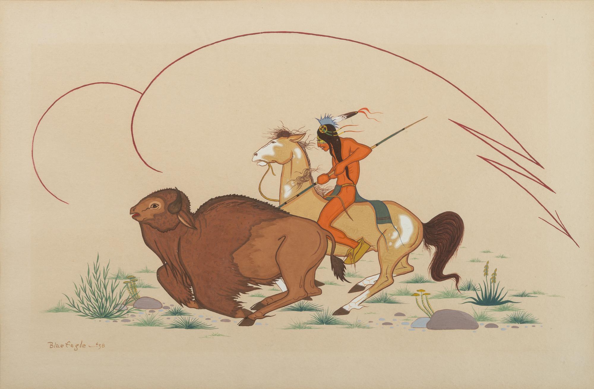 untitled , Buffalo Hunt