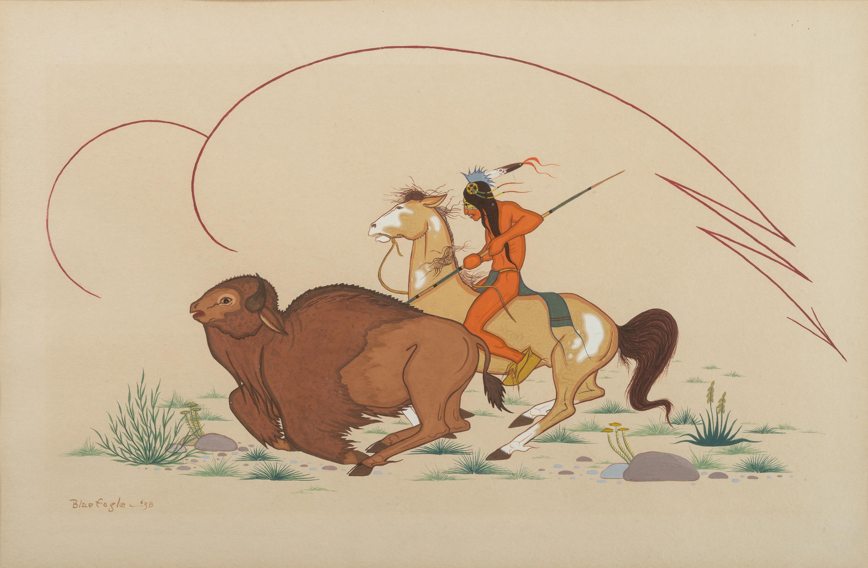 untitled , Buffalo Hunt
