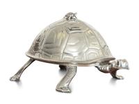 A Monumental Arthur Court Silver Aluminum Turtle Meat Dome