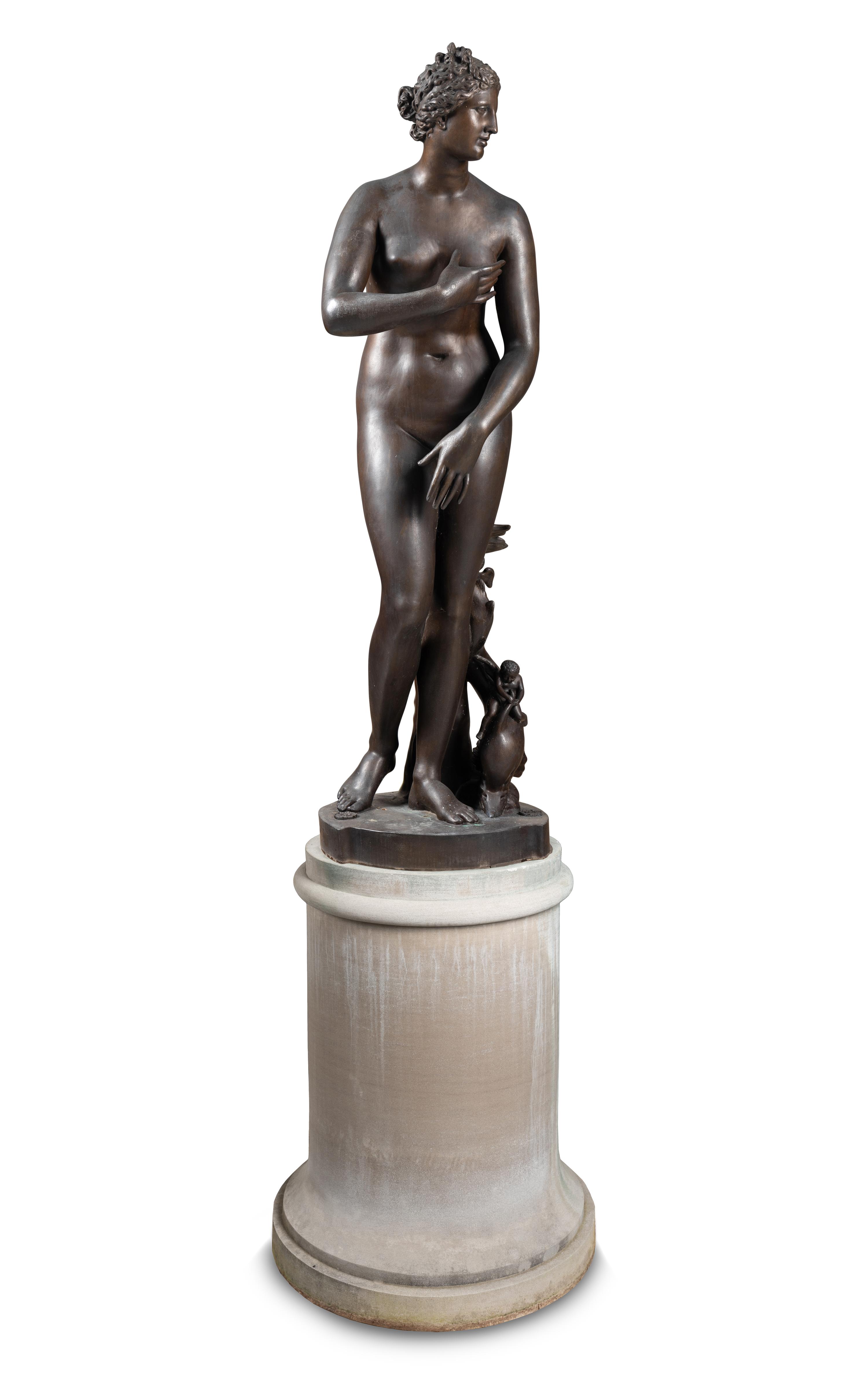 A Bronze Figure of Venus de Medici After the Antique