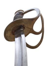 [CIVIL WAR]. US Model 1860 Light Cavalry saber. Manufactured by Ames, Chicopee, MA.