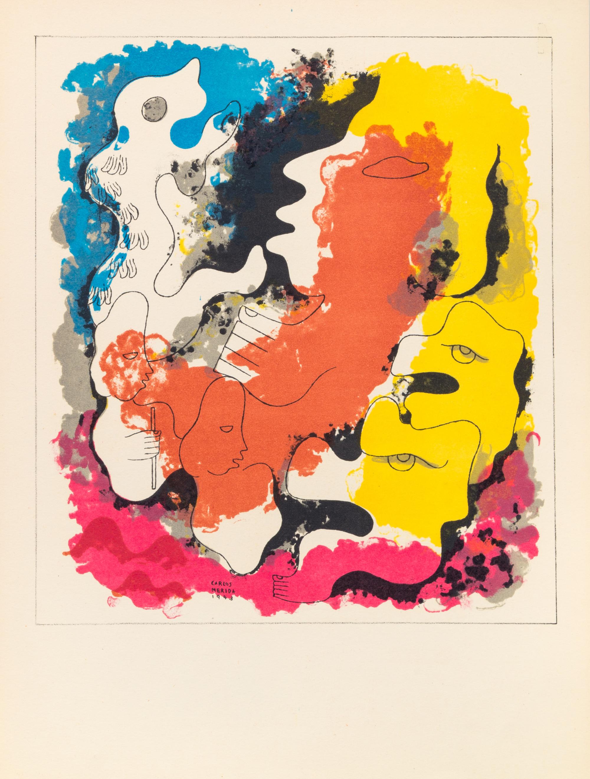 Carlos Merida, (Guatemalan, 1895-1984), Estampas Del Popol-Vuh Series, 1943