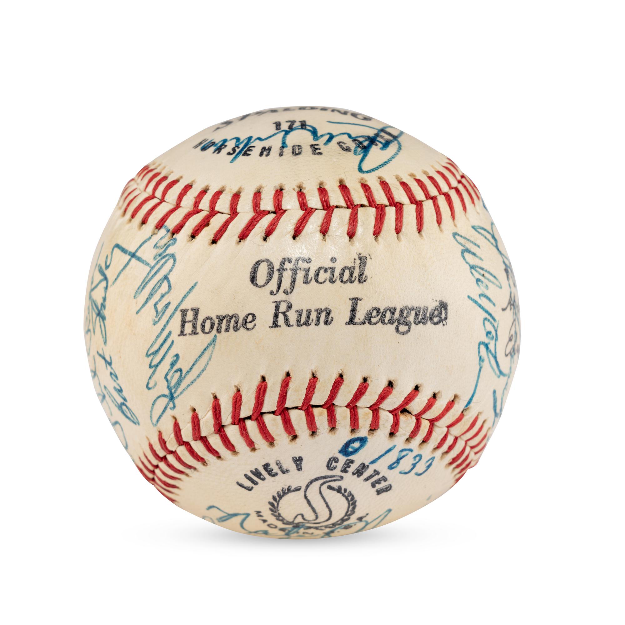A 1967 Los Angeles Dodgers Team Signed Autograph Baseball (JSA Letter of Authenticity),