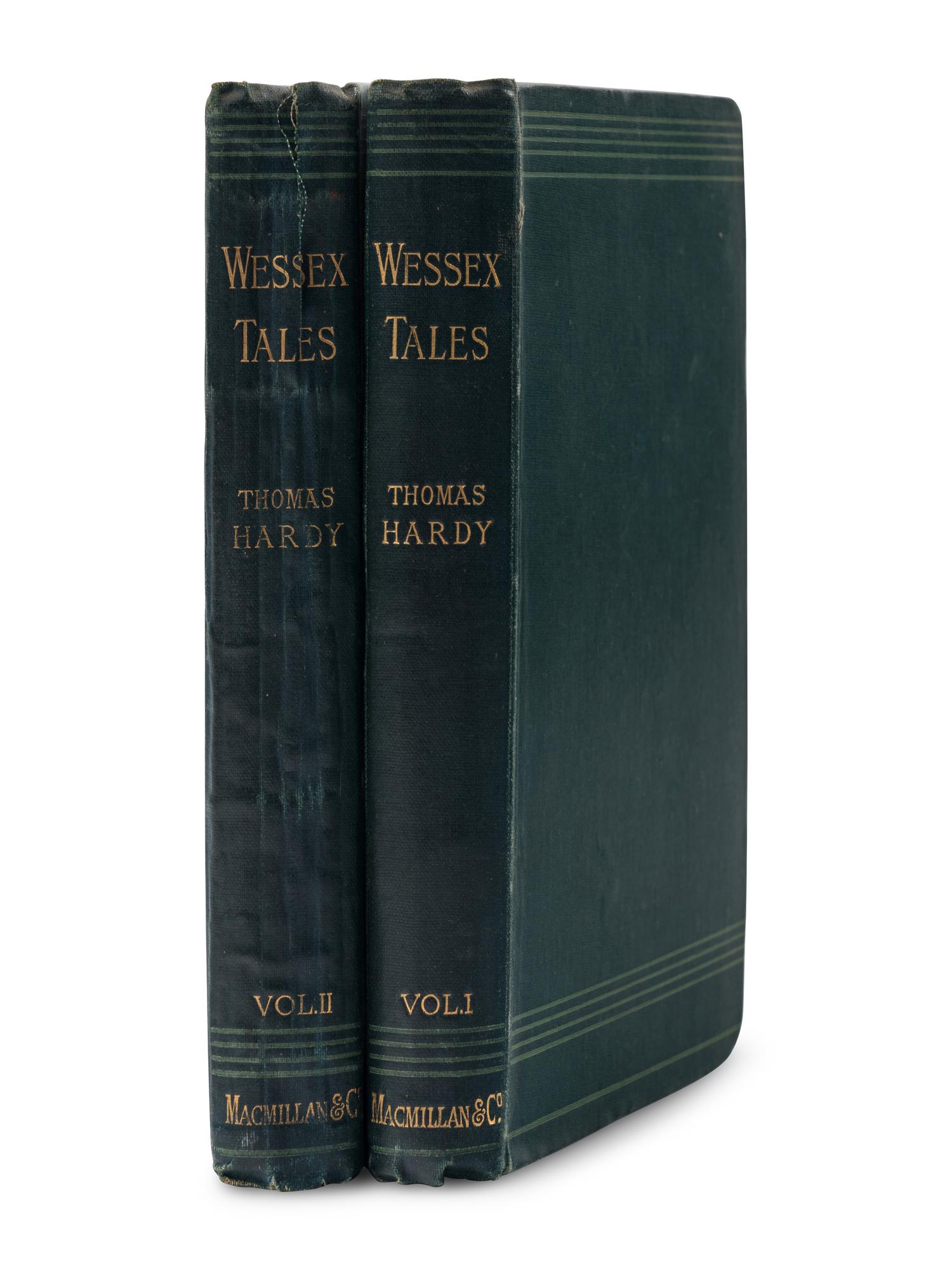 HARDY, Thomas (1840-1928). Wessex Tales . London: Macmillan & Co., 1888.