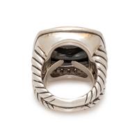DAVID YURMAN, HEMATITE AND DIAMOND 'ALBION' RING