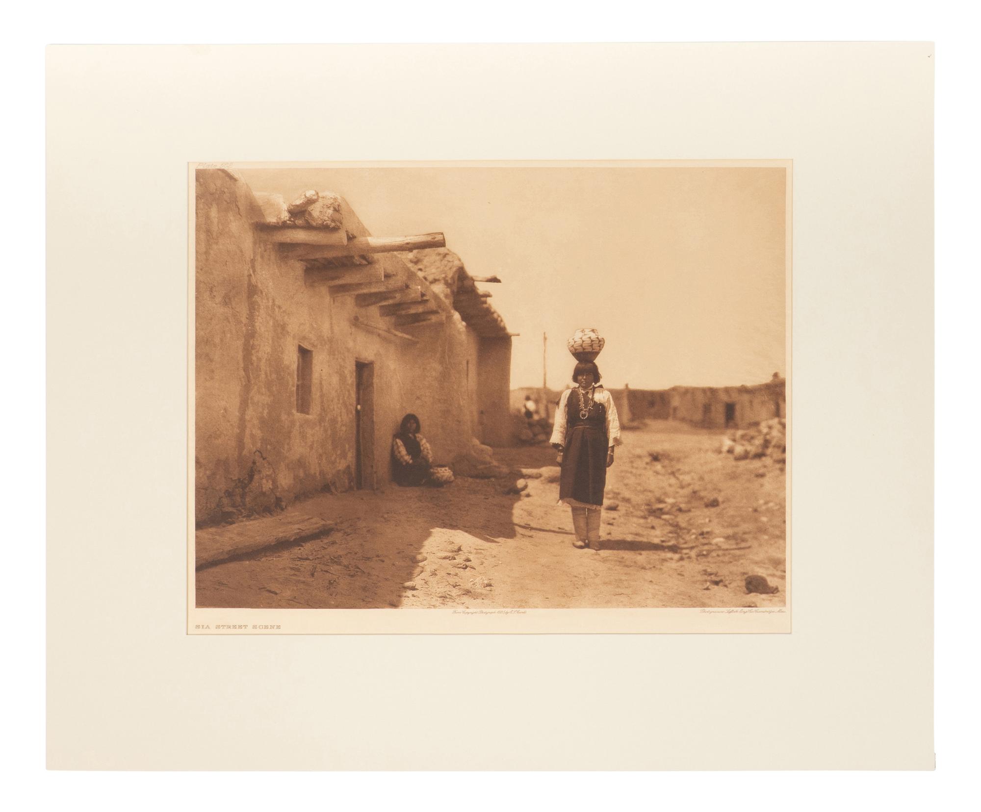 CURTIS, Edward S. (1868-1952). The North American Indian... List of Large Plates Supplementing Volume Sixteen . [Norwood, Massachusetts: The Plimpton Press, 1930].