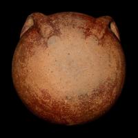 A Calima Redware Anthropomorphic Alcarraza