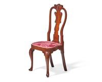 A Queen Anne Carved Walnut Compass-Seat Side Chair
