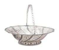 A George III Silver Centerpiece Basket