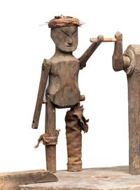 A Figural Pine Whirligig