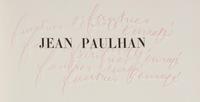 [FAUTRIER, Jean and Jean Paulhan]