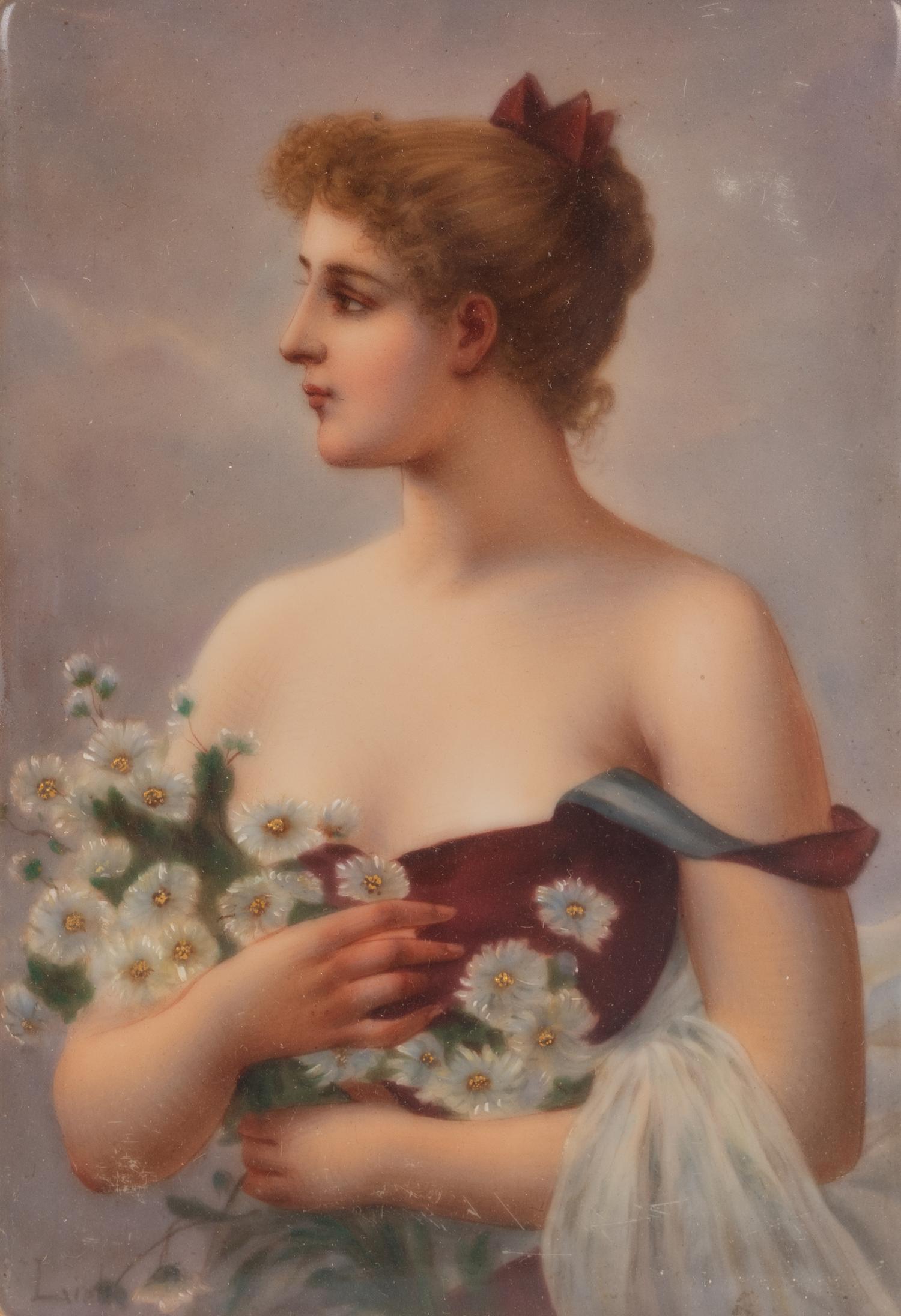 A Continental Porcelain Plaque