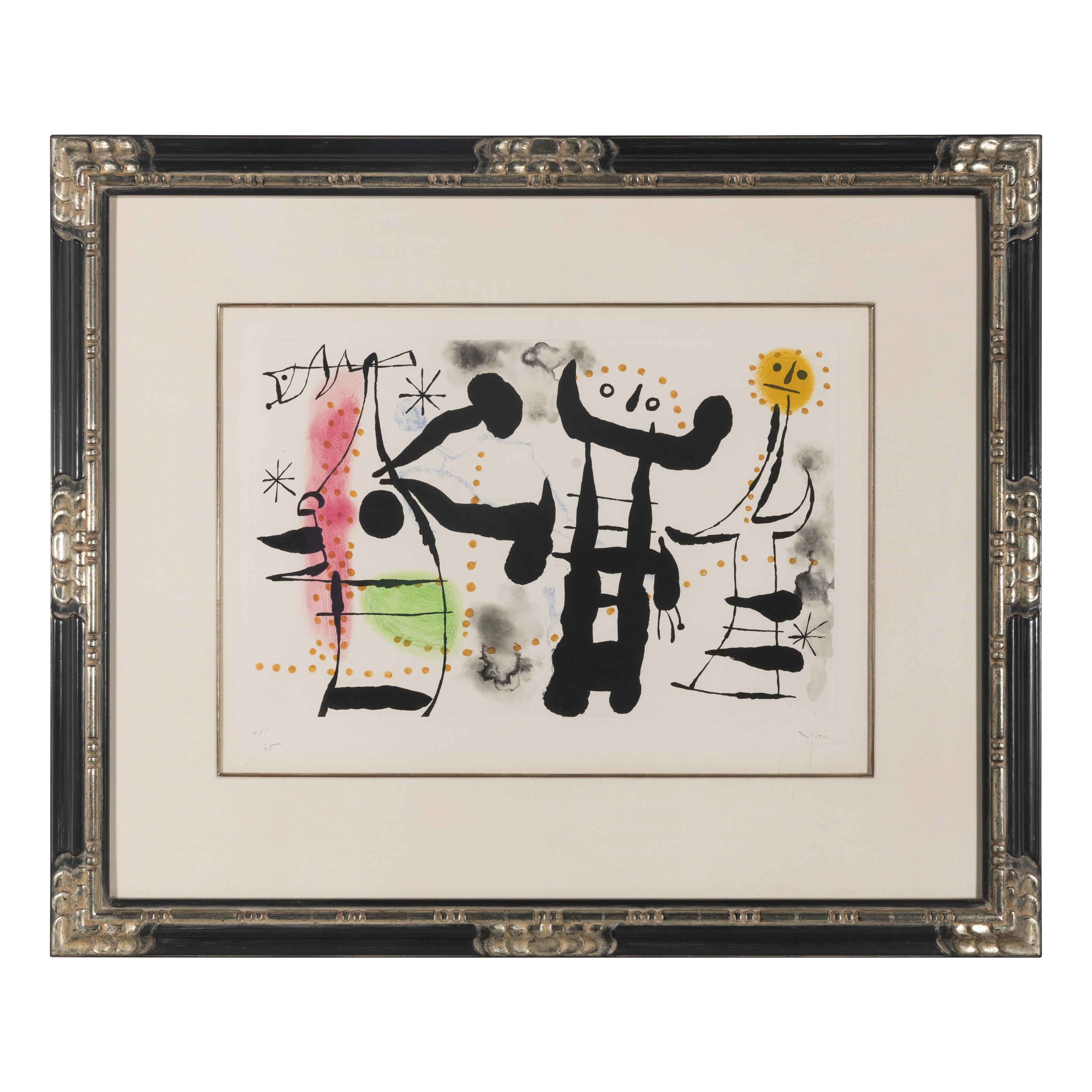 Joan Miró (Spanish, 1893-1983) — Les Philosophes II , 1958