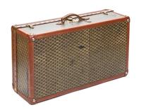 A Goyard Large Hardsided Suitcase, 34" x 18" x 9.5".