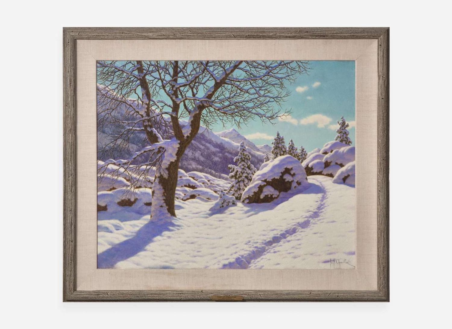 Ivan Fedorovich Choultsé (Russian, 1877-1932) - Jour d'Hiver (Engadine)