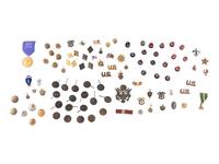 [MILITARIA]. Military archive of John Pope Baker and family, featuring Civil War era commission documents, medals, and more.