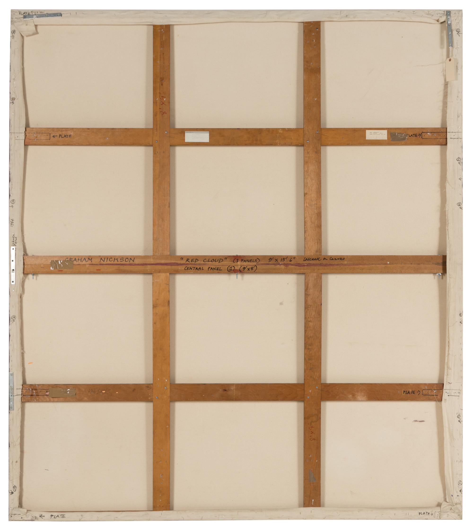 Red Cloud (triptych), 1984