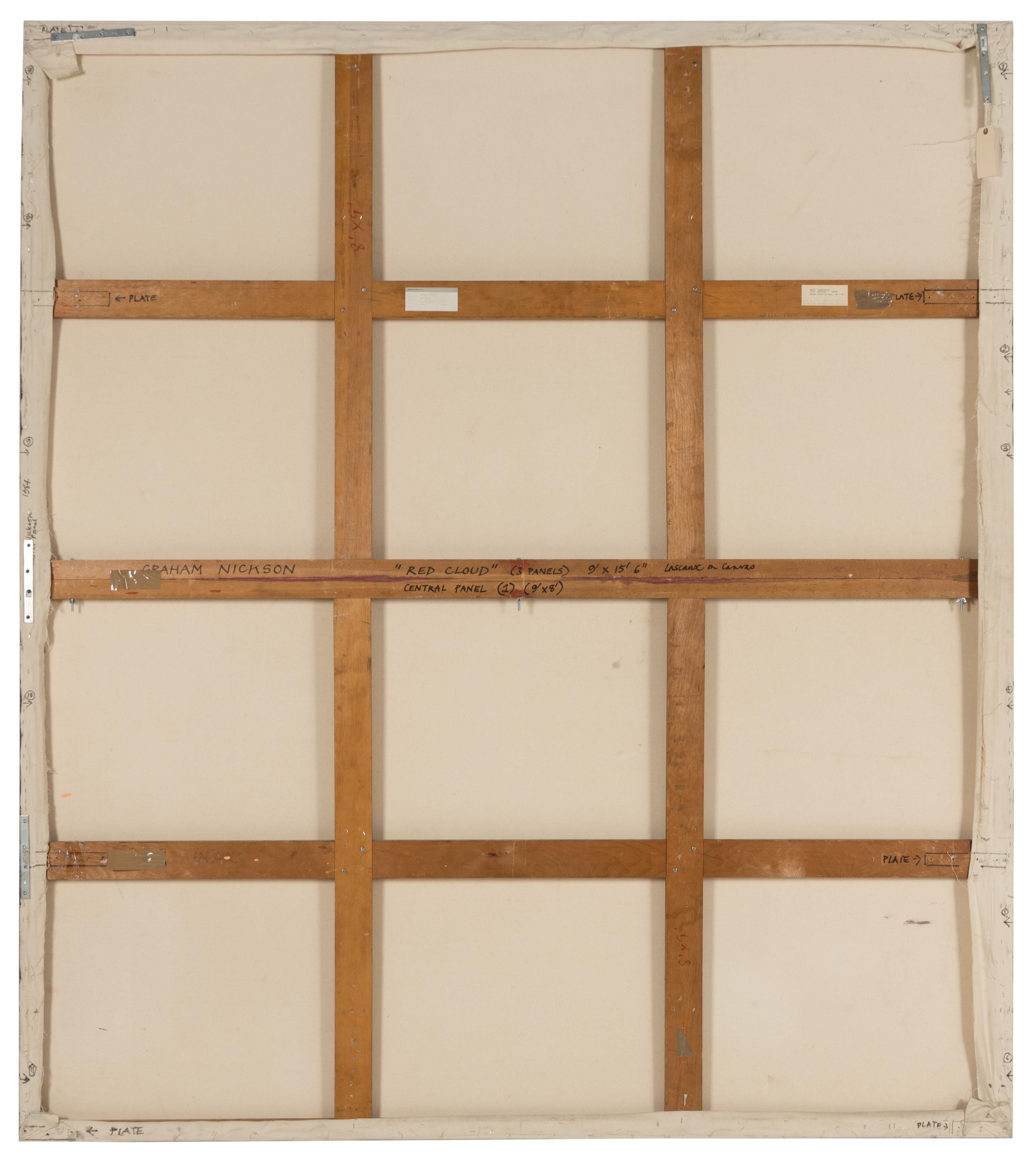 Red Cloud (triptych), 1984
