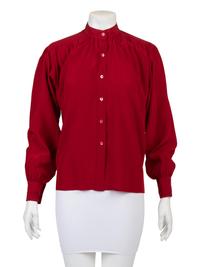 Three Vintage Designer Blouses, 1970-90s: Two Yves Saint Laurent & One Jean Halm