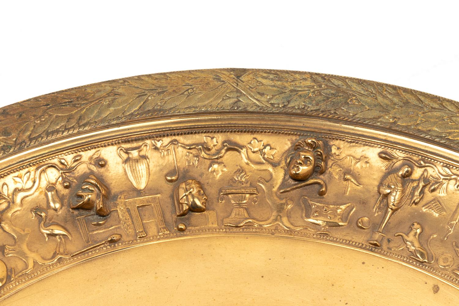 A French Gilt Bronze Presentation Kylix After Ferdinand Levillain (French, 1837-1905)