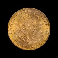 A United States 1895 Liberty Head $20 Gold Coin