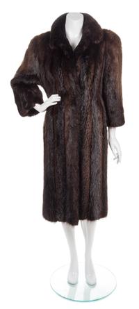 A Mink Full Length Coat,