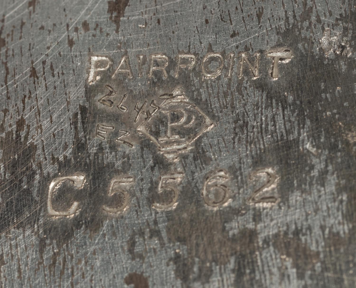 A Pairpoint Silver-Plate and Cut Glass Centerpiece