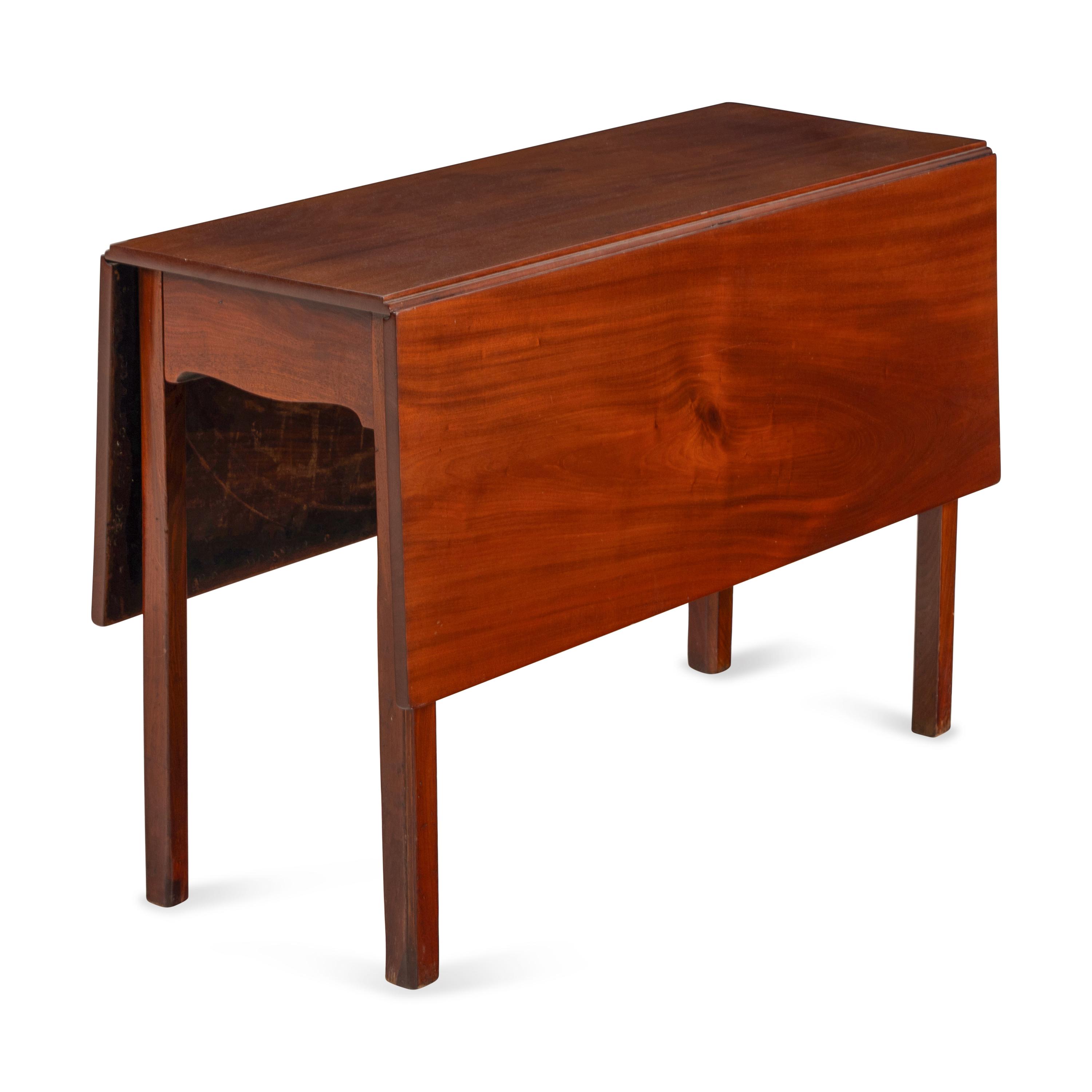 A George III Mahogany Drop-Leaf Table
