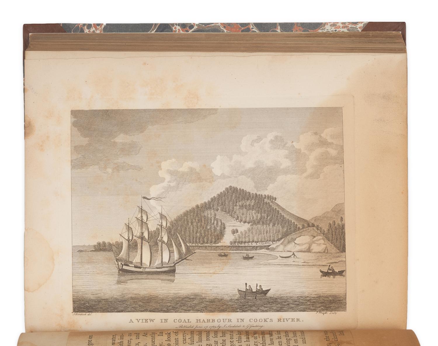 [TRAVEL & EXPLORATION]. PORTLOCK, Nathaniel (1748-1817). A Voyage Round the World; but more particularly to the North-West Coast of America: Performed in 1785, 1786, 1787, and 1788, in the King George and Queen Charlotte, Captains Portlock and Dixon . London: John Stockdale and George Goulding, 1789.