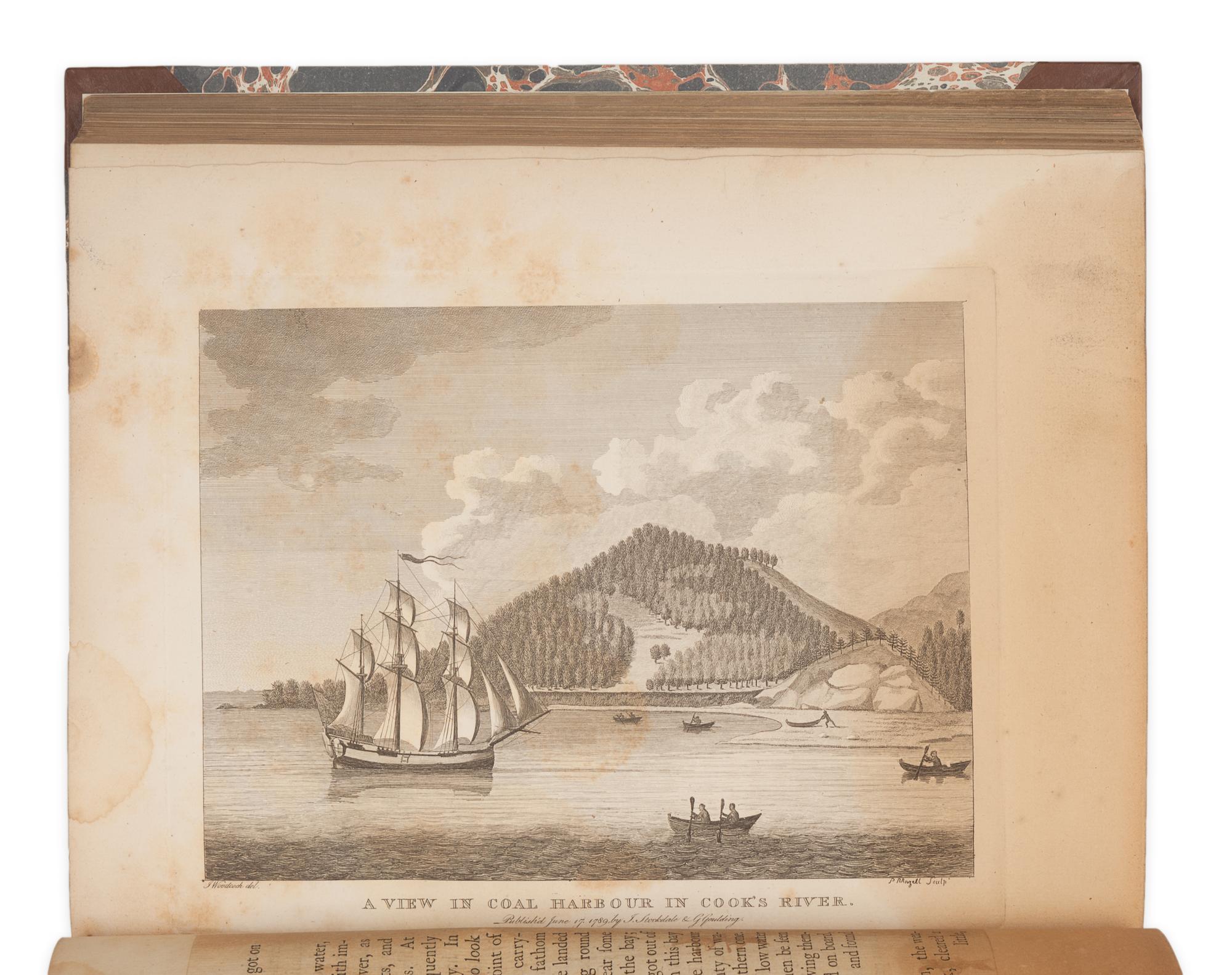 [TRAVEL & EXPLORATION]. PORTLOCK, Nathaniel (1748-1817). A Voyage Round the World; but more particularly to the North-West Coast of America: Performed in 1785, 1786, 1787, and 1788, in the King George and Queen Charlotte, Captains Portlock and Dixon . London: John Stockdale and George Goulding, 1789.