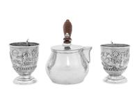 An Indian Colonial Victorian Silver Brandy Warmer