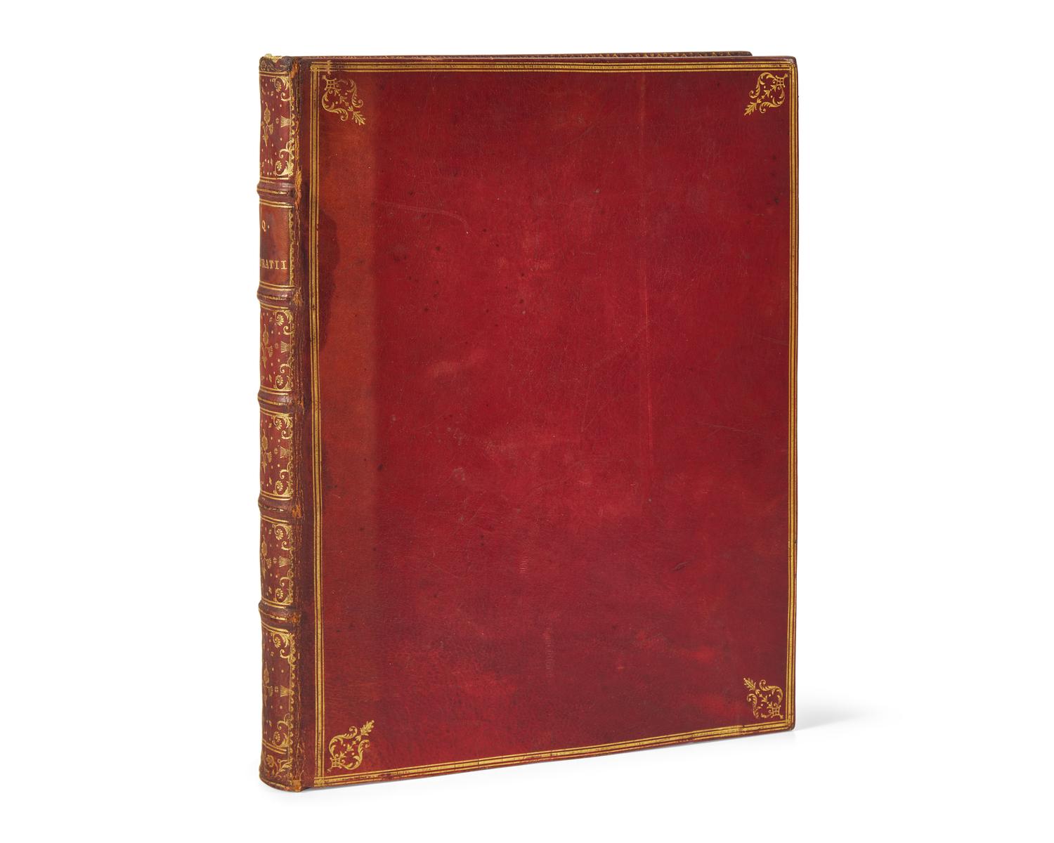 HORACE. Quintus Horatius Flaccus . Birmingham: John Baskerville, 1770.