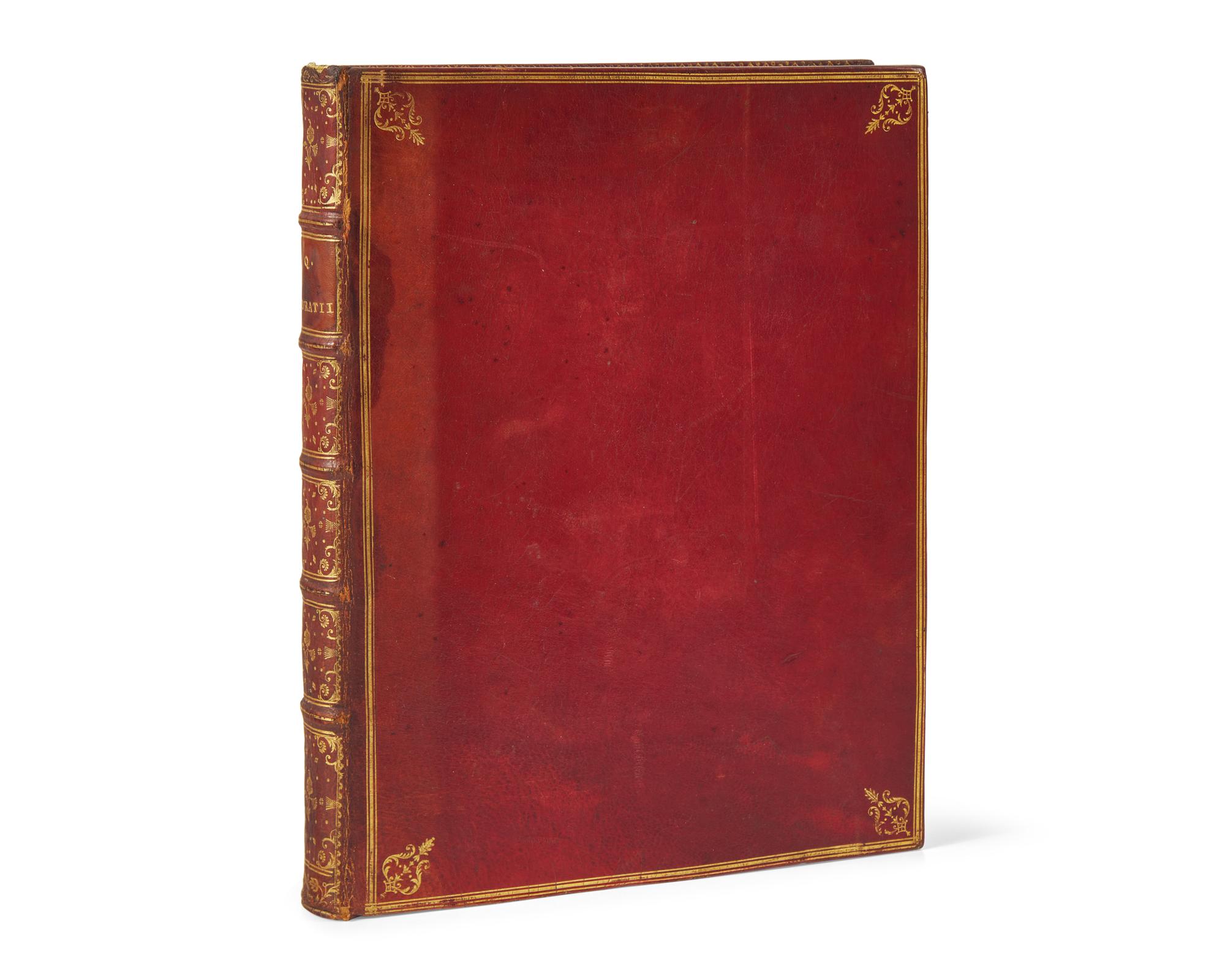 HORACE. Quintus Horatius Flaccus . Birmingham: John Baskerville, 1770.