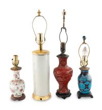 Four Chinese Lamps