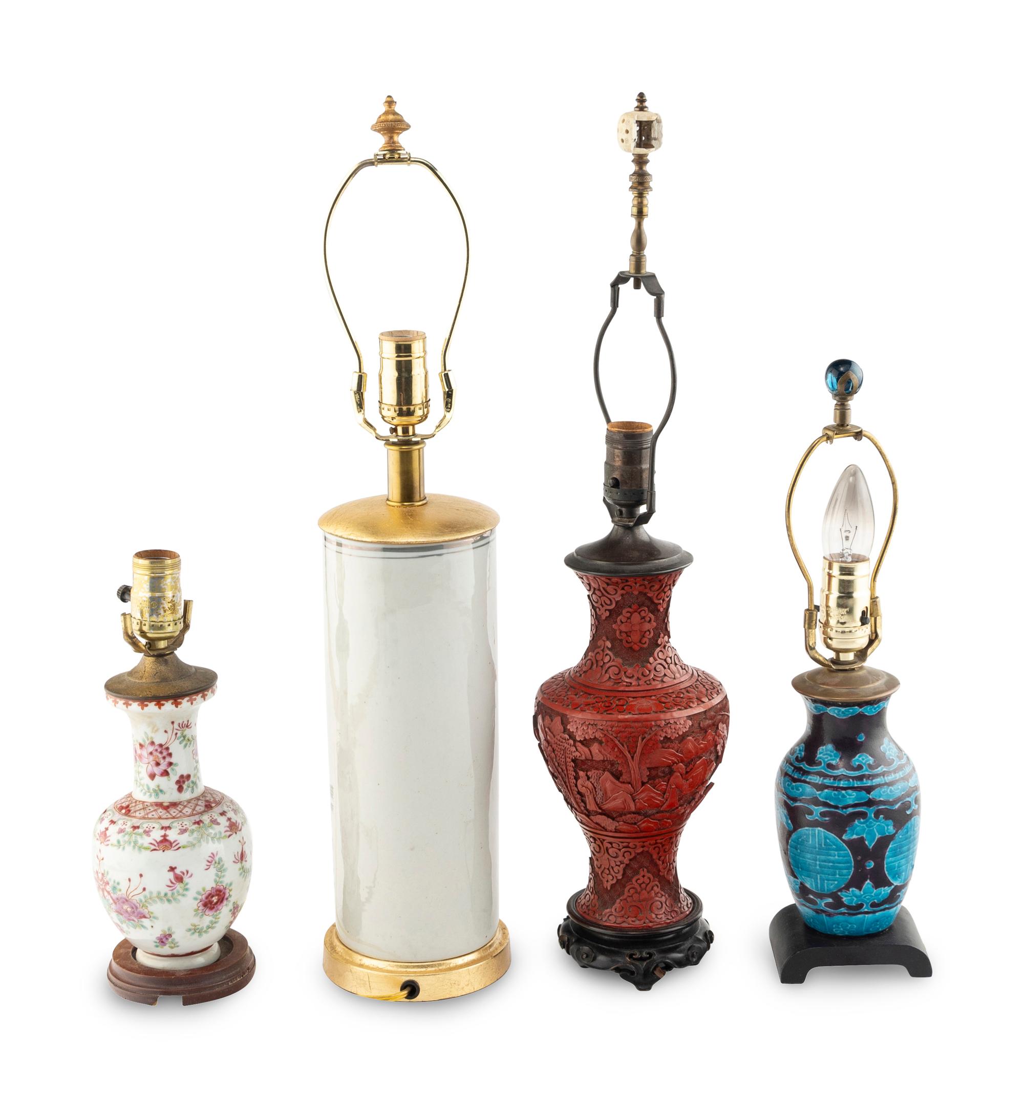 Four Chinese Lamps