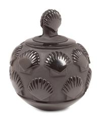 Lidded Blackware Pottery Jar