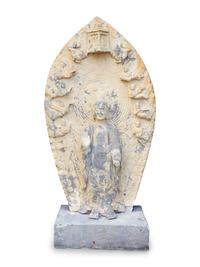 A Chinese Schist Mandala — 20TH CENTURY