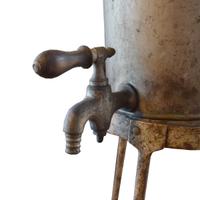 A Distilling Vessel, Lisotto Grappa Distillery 9" W x 12.5" D x 38 "H — Italy, 20th Century