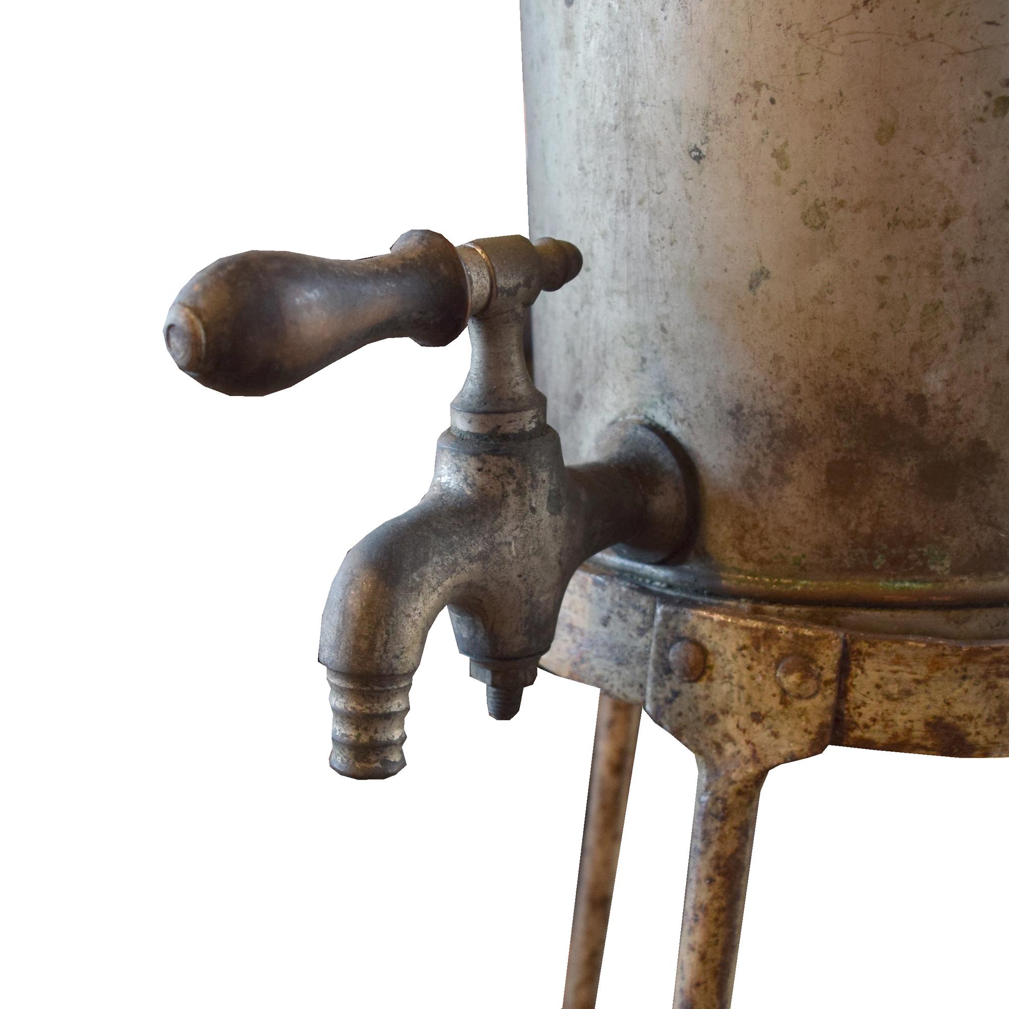 A Distilling Vessel, Lisotto Grappa Distillery 9" W x 12.5" D x 38 "H — Italy, 20th Century