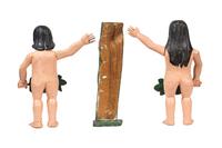 Untitled (Adam and Eve with Leaves, Serpent and Apple)
