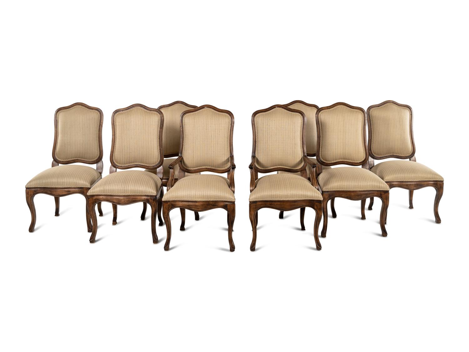 A Set of Eight Kreiss Dining Chairs