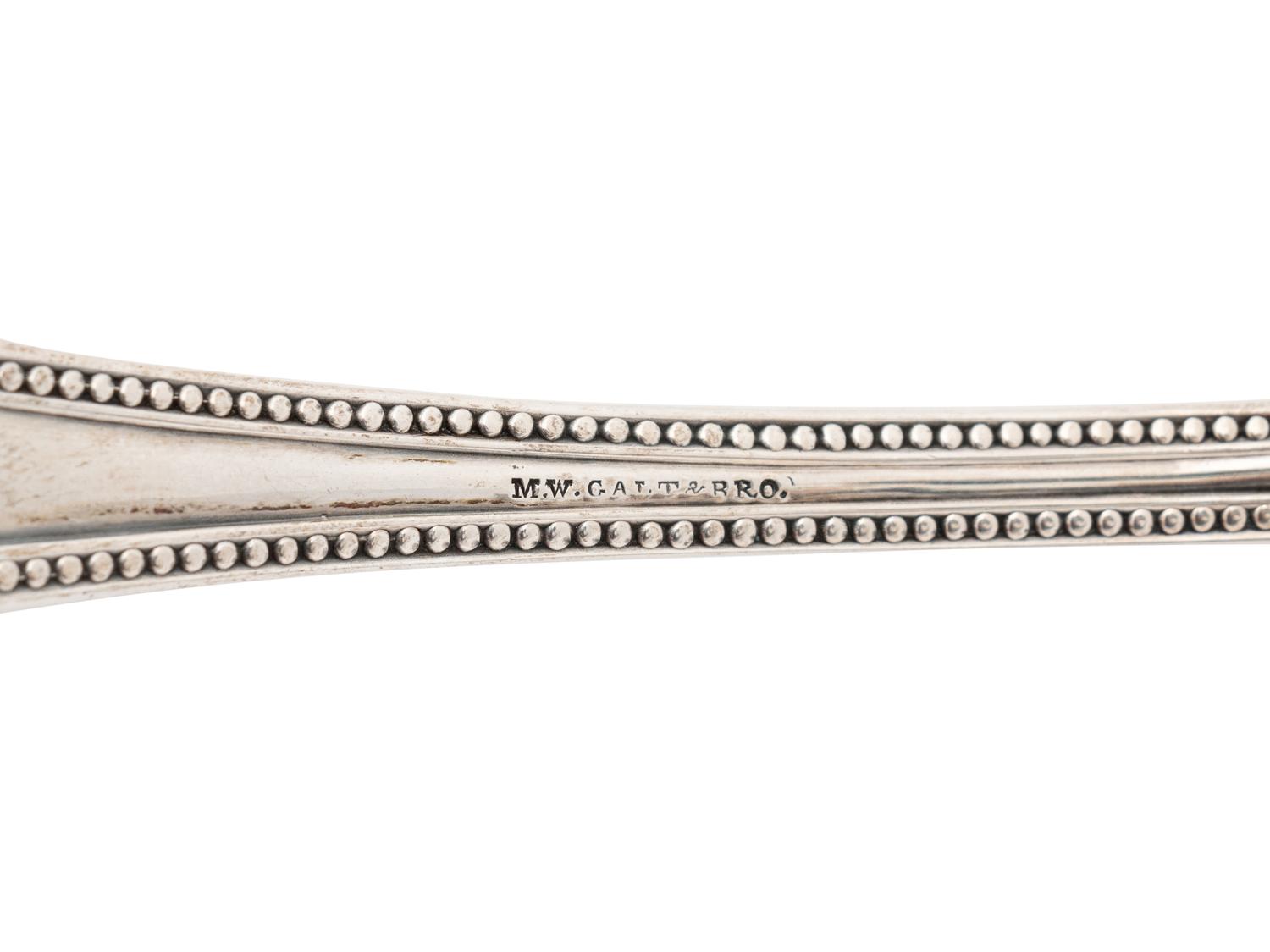 An M.W. Galt & Bro. Coin Silver Ladle