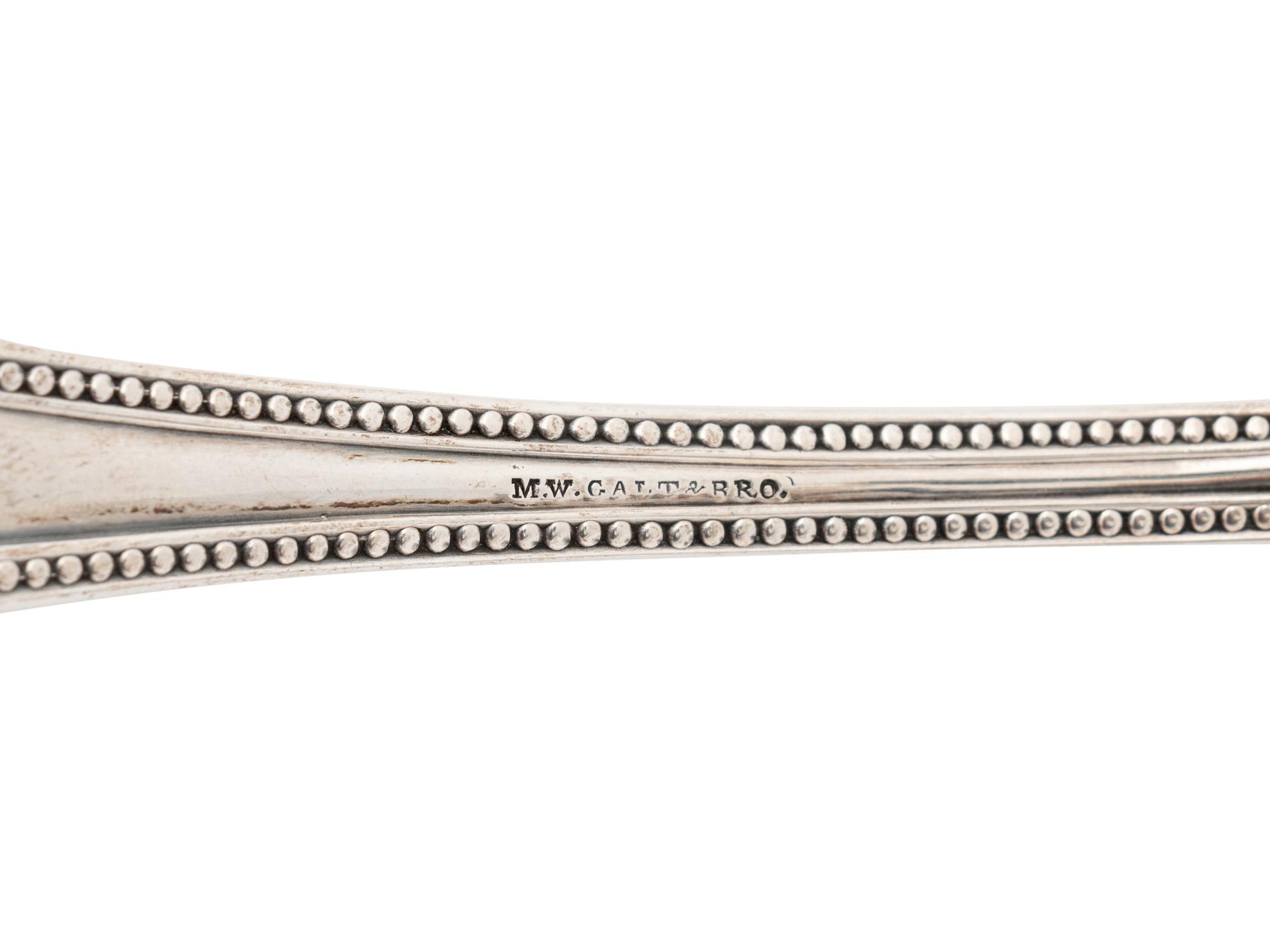 An M.W. Galt & Bro. Coin Silver Ladle