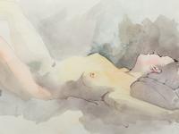 Various Artists Group of Three Figural Studies: