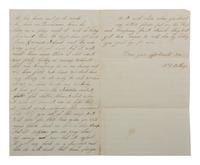[CIVIL WAR]. Letter from Samuel D. Billings, Company F, 18th Connecticut Infantry, POW Winchester, VA. "Camp Parole," 8 September 1863.