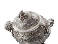 An Italian Silver Four-Piece Tea Service