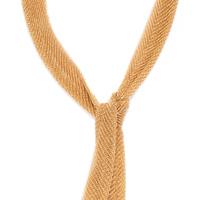 TIFFANY & CO., ELSA PERETTI, YELLOW GOLD 'MESH SCARF' NECKLACE