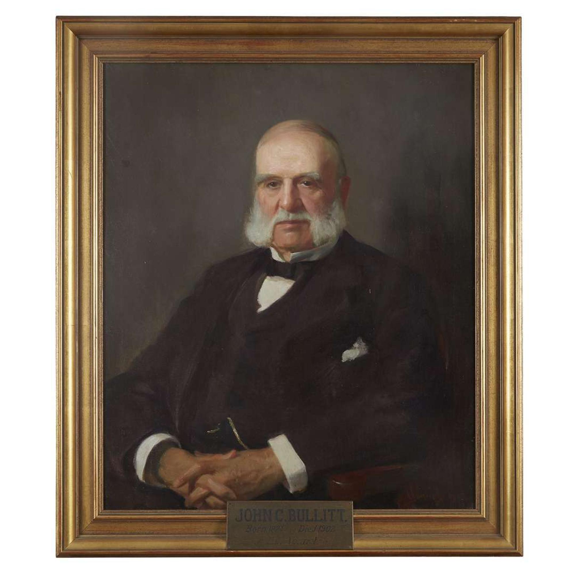 Robert W. Vonnoh (1858-1933) Portrait of John Christian Bullitt (1824-1902)
